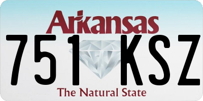 AR license plate 751KSZ