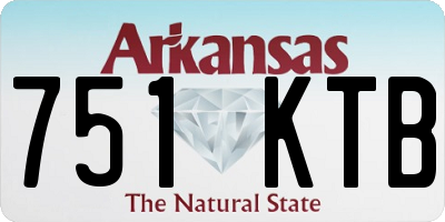 AR license plate 751KTB
