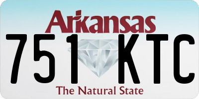 AR license plate 751KTC