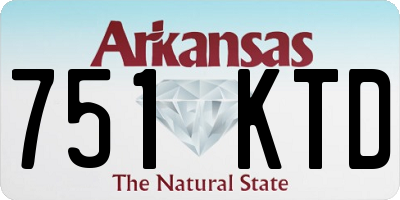 AR license plate 751KTD
