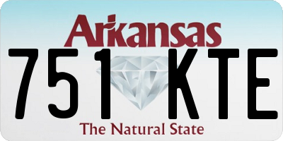 AR license plate 751KTE