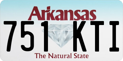 AR license plate 751KTI