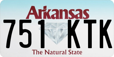 AR license plate 751KTK