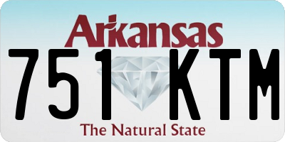 AR license plate 751KTM