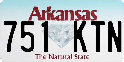 AR license plate 751KTN