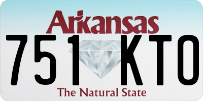 AR license plate 751KTO