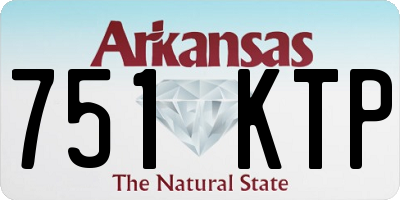 AR license plate 751KTP