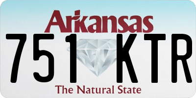 AR license plate 751KTR