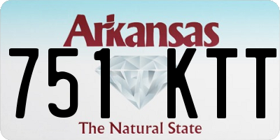 AR license plate 751KTT