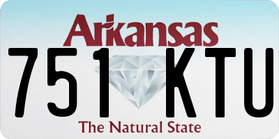 AR license plate 751KTU