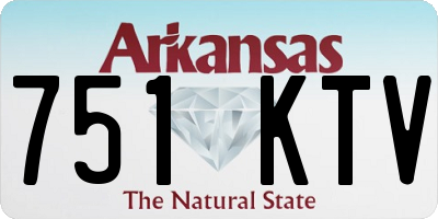 AR license plate 751KTV