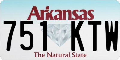 AR license plate 751KTW