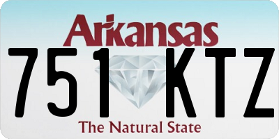 AR license plate 751KTZ