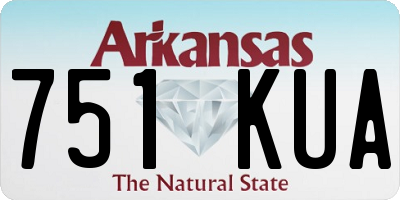 AR license plate 751KUA