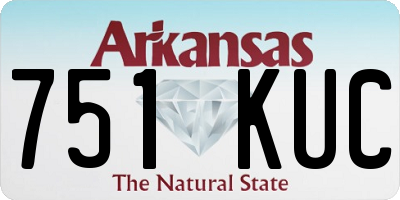 AR license plate 751KUC