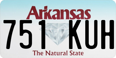 AR license plate 751KUH