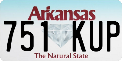 AR license plate 751KUP