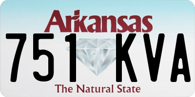 AR license plate 751KVA