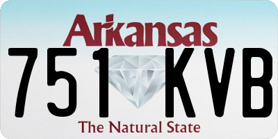 AR license plate 751KVB