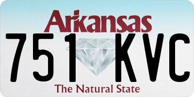 AR license plate 751KVC