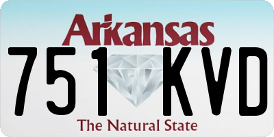 AR license plate 751KVD