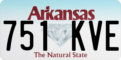 AR license plate 751KVE