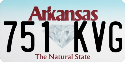 AR license plate 751KVG
