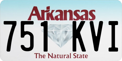 AR license plate 751KVI