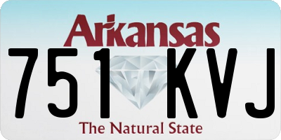 AR license plate 751KVJ