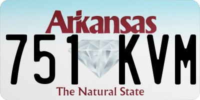 AR license plate 751KVM