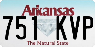 AR license plate 751KVP