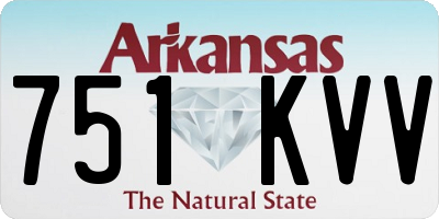 AR license plate 751KVV