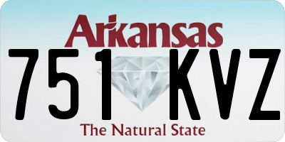 AR license plate 751KVZ