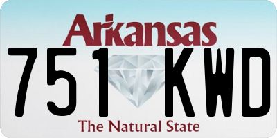 AR license plate 751KWD