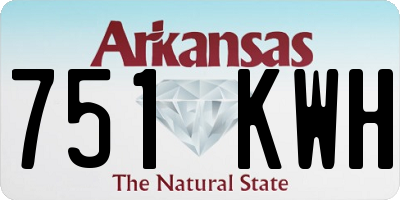 AR license plate 751KWH