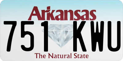 AR license plate 751KWU