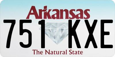 AR license plate 751KXE