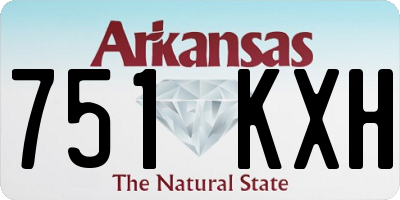 AR license plate 751KXH