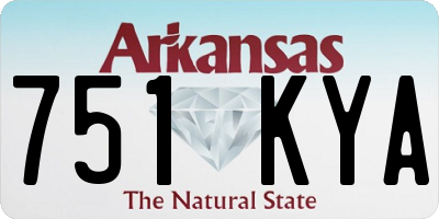 AR license plate 751KYA