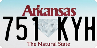 AR license plate 751KYH