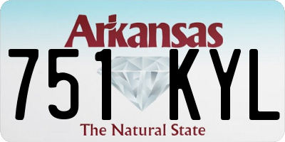 AR license plate 751KYL
