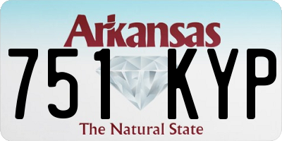 AR license plate 751KYP