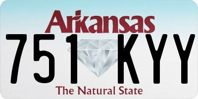 AR license plate 751KYY