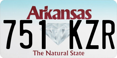 AR license plate 751KZR