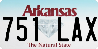 AR license plate 751LAX