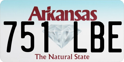 AR license plate 751LBE