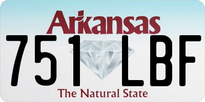 AR license plate 751LBF