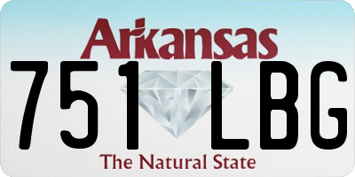 AR license plate 751LBG