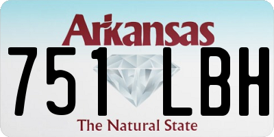 AR license plate 751LBH