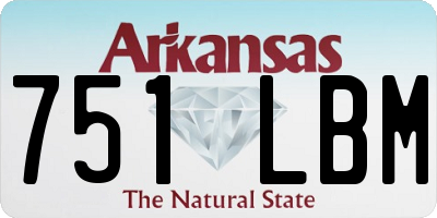 AR license plate 751LBM